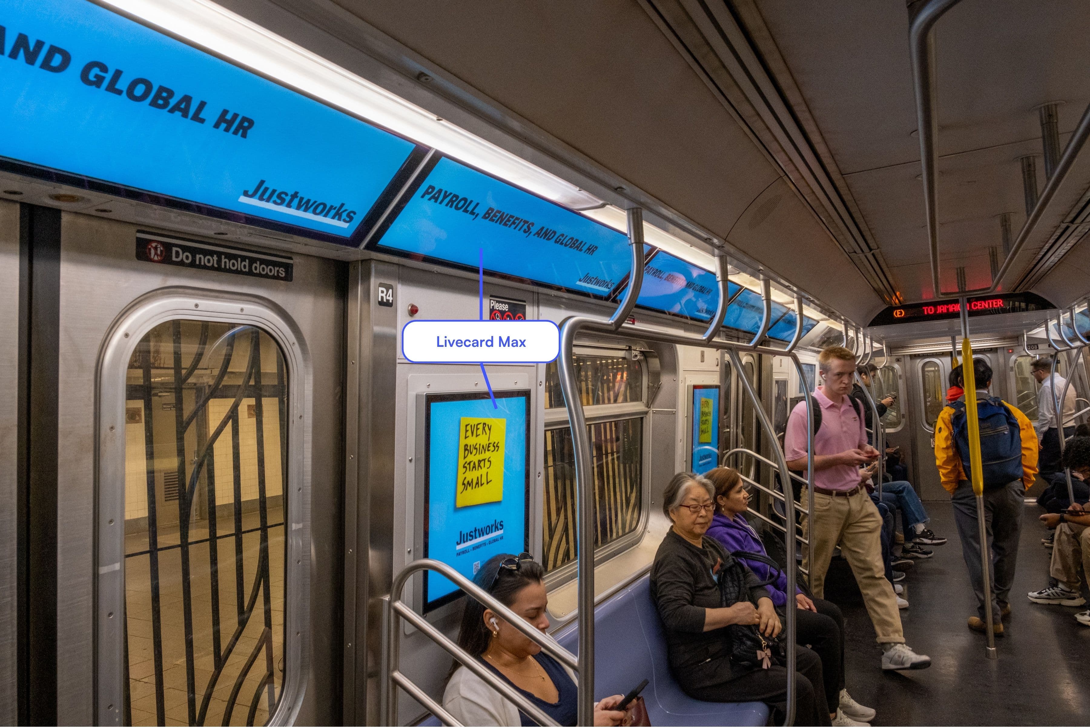 NYC Subway Train Car Ads